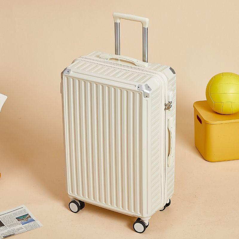 Women's 24-Inch Large Capacity Trolley Suitcase with Combination Lock; 20-Inch Option Available