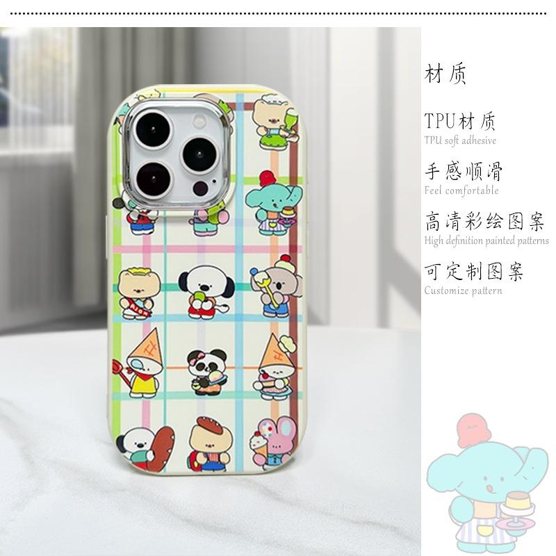 Customize your iPhone 13, 15, 11 mobile phone case with electroplating frame for a unique touch.