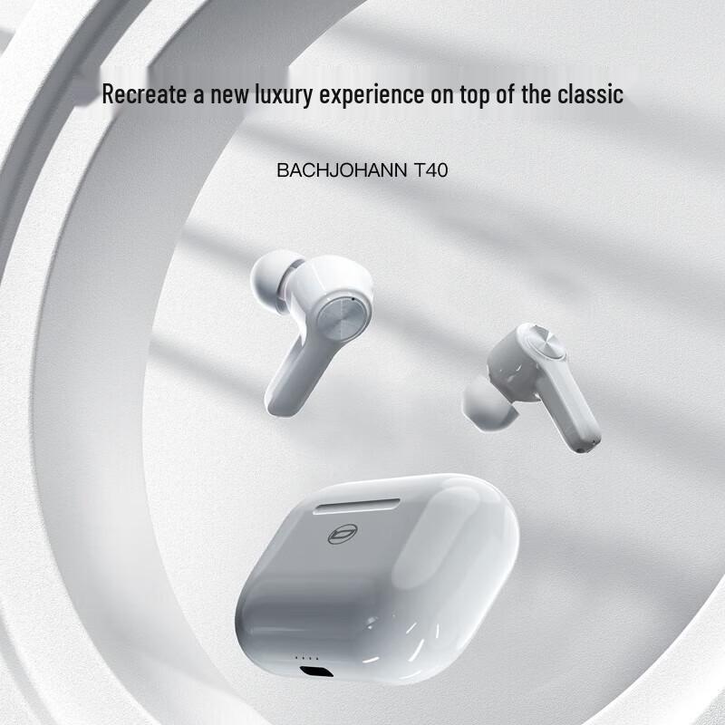 Bach Johann T40 Wireless Noise-Cancelling Earbuds
