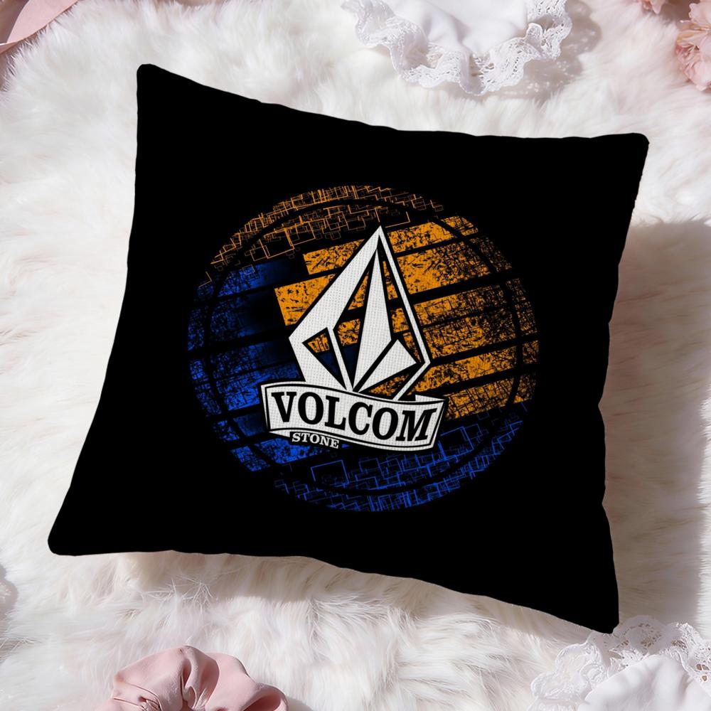 Band Cool V-VolcomS Cushion Cover Premium Comfort Reversible Pillow Cove -Two in One Design for Any Room & Car Interior