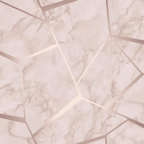 Fine Decor Fractal Marble Geometric Wallpaper