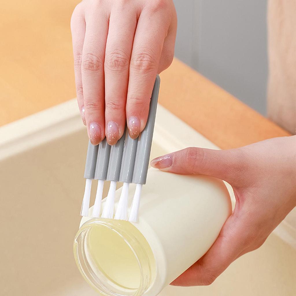 Baby Bottle Brush, Cleaning Supplies Nylon Durable Portable Cup Brushes for Keyboards Lid
