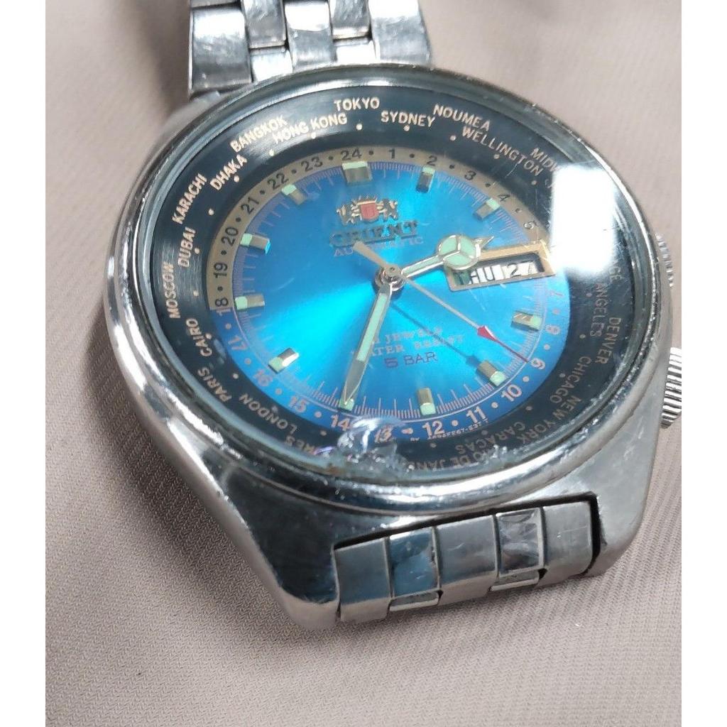 Used ORIENT Orient automatic winding world time