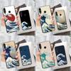 The Great Wave Off Kanagawa For Huawei Nova Y91 Y60 Y70 Y90 Y61 3i 7i 8i 11i Nova 11 9 10 SE P20 P40 Lite P30 Pro Case