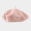 Solid Color Wool Beret Girls Winter Versatile Bud Hat Japanese Literary and Retro Painter Hat