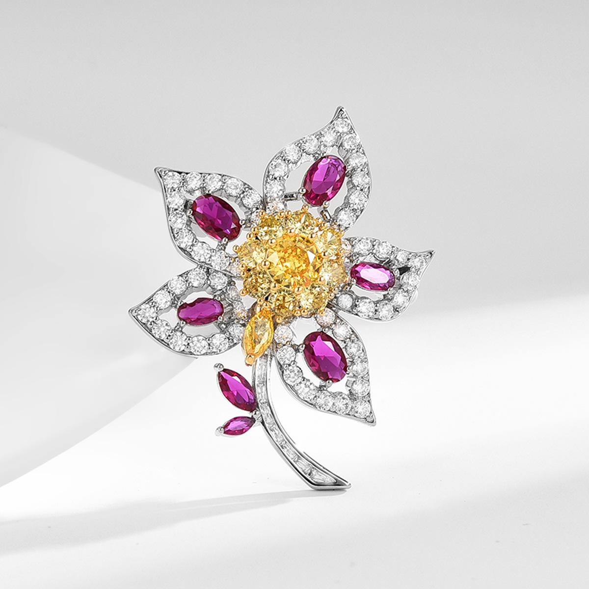 

Броши для пожилых людей, брошь в виде цветка, листа, булавки для женщин, костюм, подвеска, модные броши, ювелирные изделия золотой