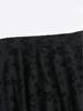 Elegant Floral Mesh A-line High-waisted Skirt for Women