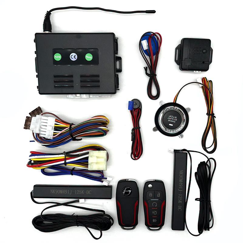 Bezkľúčový štart auta Systém centrálneho zamykania dverí, kompletná sada nakladacieho a štartovacieho systému diaľkový štart štart stop príslušenstvo