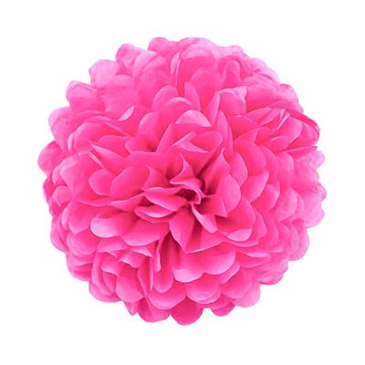 1pcs Set 7.8inch Rose Red Paper Pom Pom Paper Paper Flowers Decorations Pom Pom Paper Balls For Birthday Party