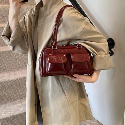 Korean Version 2025 Autumn and Winter New Commuter Shoulder Bag Handbag Niche Underarm Large Capacity Simple Fashion Women's Bag