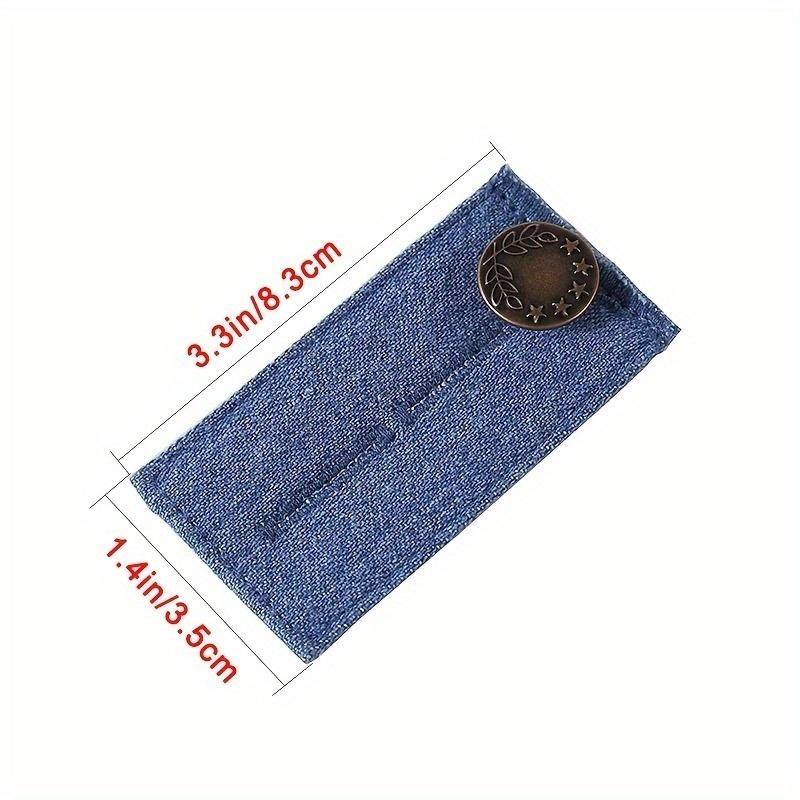 4/8 Stück Jeans-Taillenverlängerungsknöpfe Für Hose Langer Schnallenhaken Dehnbare Anpassung Taillenschnallen-Verlängerung Quiltzubehör