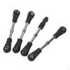 4 Pcs Upgraded Metal RC Car Adjustable Handlebar Levers for HSP HPI Vehicles Spare Parts with Screw