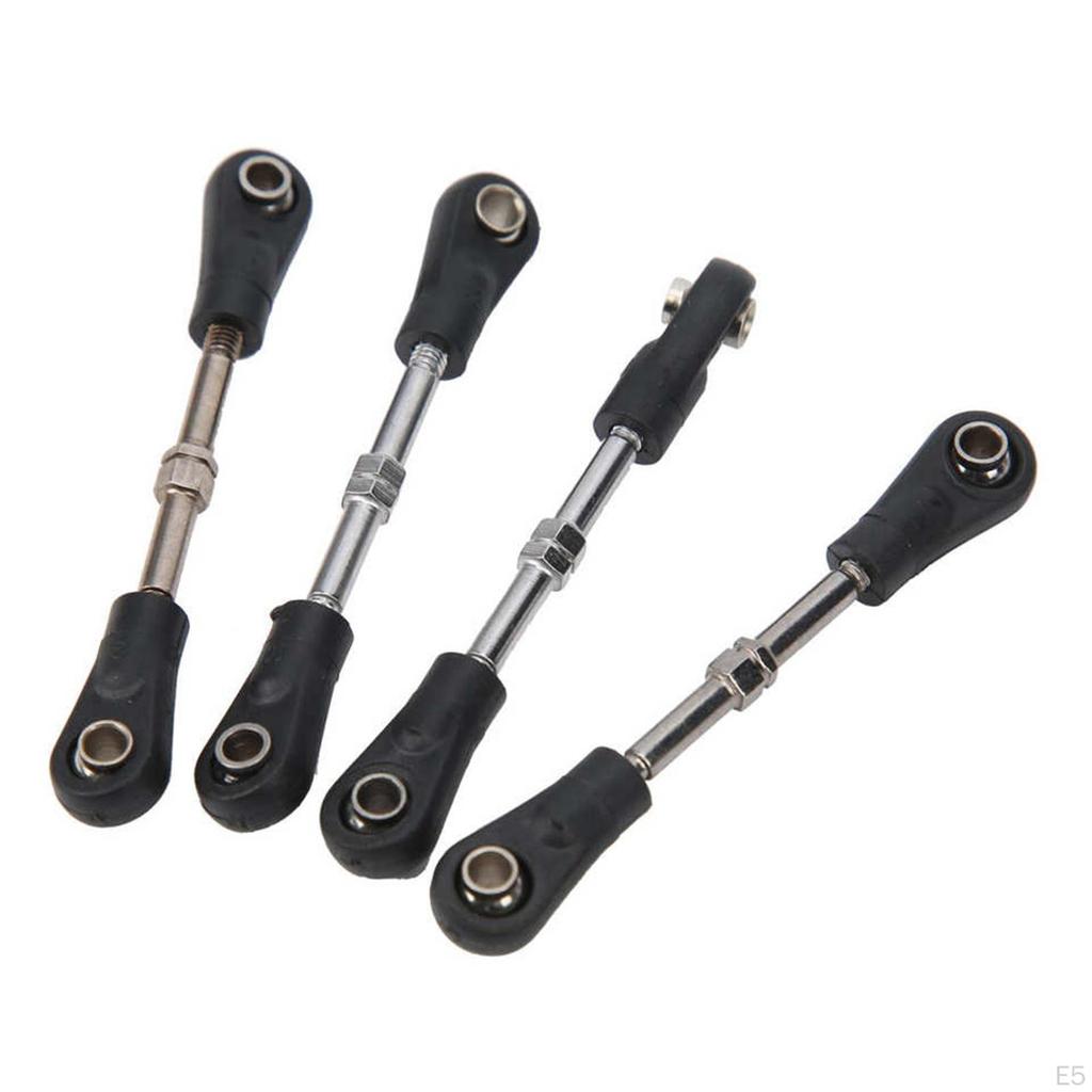 4 Pcs Upgraded Metal RC Car Adjustable Handlebar Levers for HSP HPI Vehicles Spare Parts with Screw