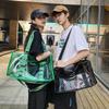 Travel Bag Large Capacity Fitness Bag Transparent Shoulder Messenger Boarding Business Travel Storage Bag Portable Accommodation Small Luggage Bag
