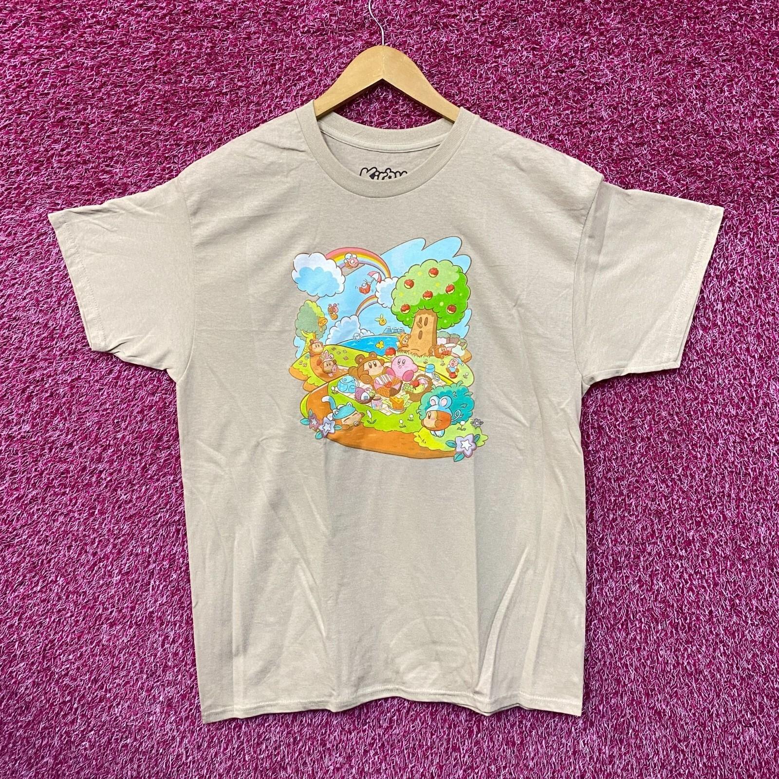 Kirby Dreamland Whispy Woods Picnic Official Nintendo Tee L L