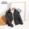 Xuezhongfei Damen Winter Stehkragen Slim Daunenjacke