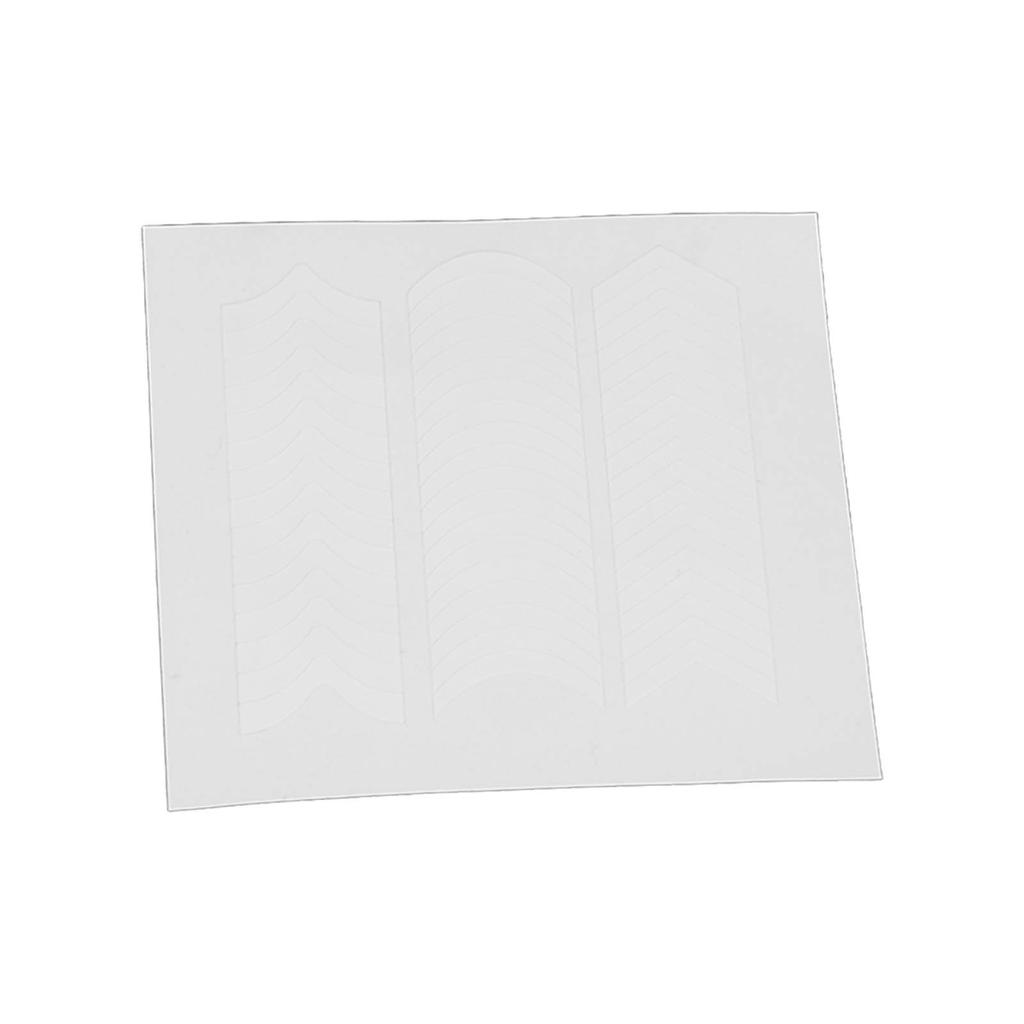 45 Sheets 3 Designs French Manicure Nail Art Stickers Self Adhesive French Tip Guides Nail Decals