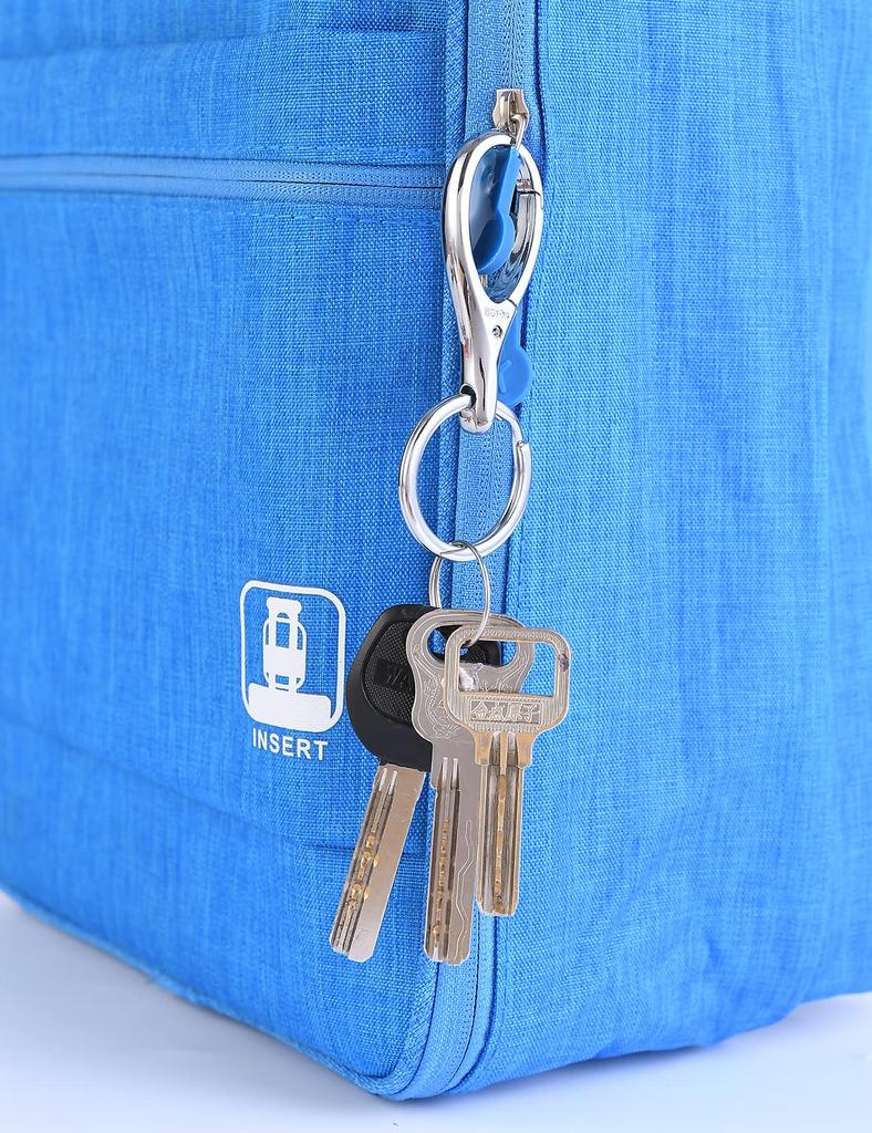 Keepfine Motorcycle Key Chain, Bicycle Key Ring, Car Keychain, Carabiner Hook, Lightweight, Long Lasting,