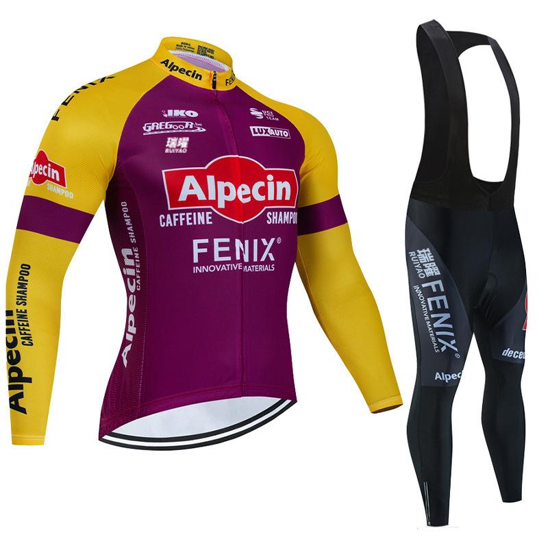 Traje de Ciclismo Transpirable Otoño 2026, Ropa de Ciclismo de Carretera Tour De France, Polar de Invierno Secado Rápido Protector Solar, Ropa de Ciclismo para Hombre