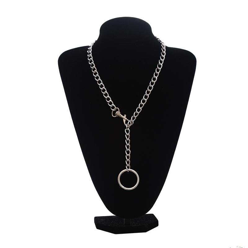 Trendy Link Chain Necklaces For Women Men Chunky Thick Choker Jewelry On The Neck Fashion Female Egirl Eboy Grung  Accessories