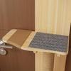 Tiragraffi per Gatti in Legno da Appendere alla Porta Mengchongyuecheng