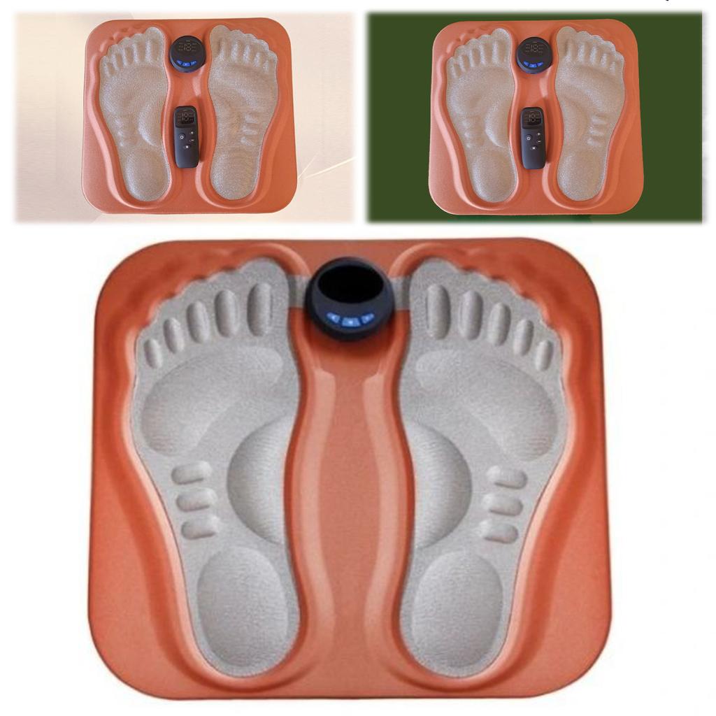 3D Foot Massage Device W/ 6 Modes Portable Rechargeable Muscle Stimulator Electric Feet Massager for Home and Travel Ankles Legs