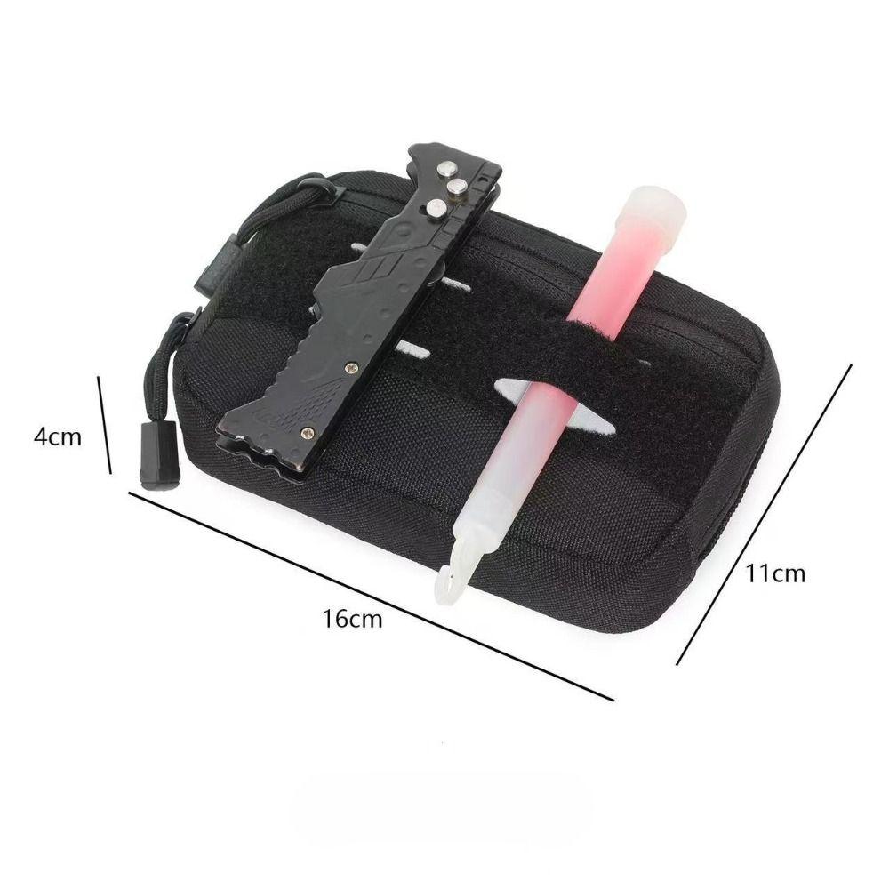New EDC Utility Tool Pouch Emergency Adjustable Waist Belt Waist Fanny Pack Lightweight Zippered Pockets Shoulder Bag