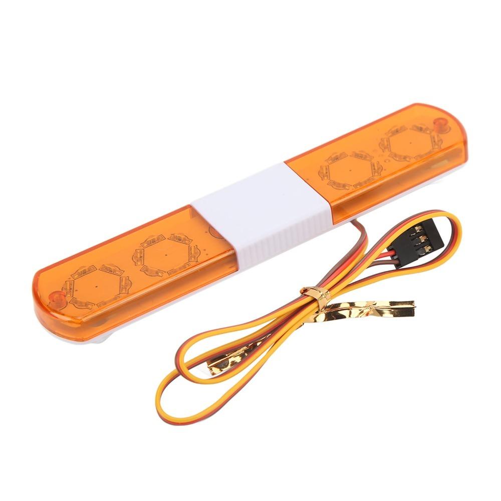 115mm Alarming Light Nine Flashing Modes Light Bar Lamp Alarming Flash Lamp  RC Car Accessories