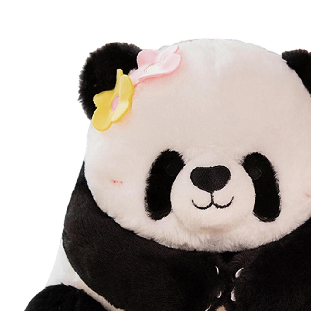 Adorable Panda Plush Toy - Soft and Cuddly Gift for Valentine's Day or Halloween