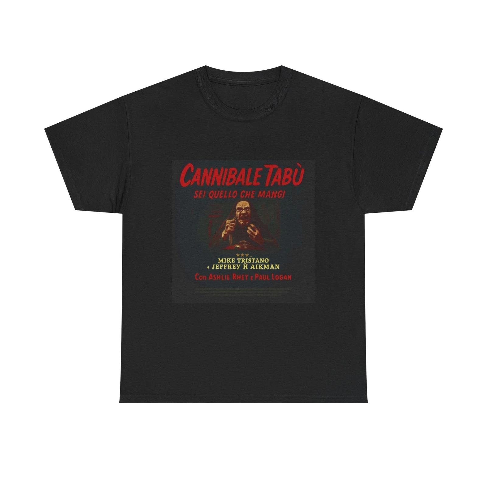 Cannibal Taboo Italian Horror Movie Poster Graphic Tee T-Shirt Slasher Classic S