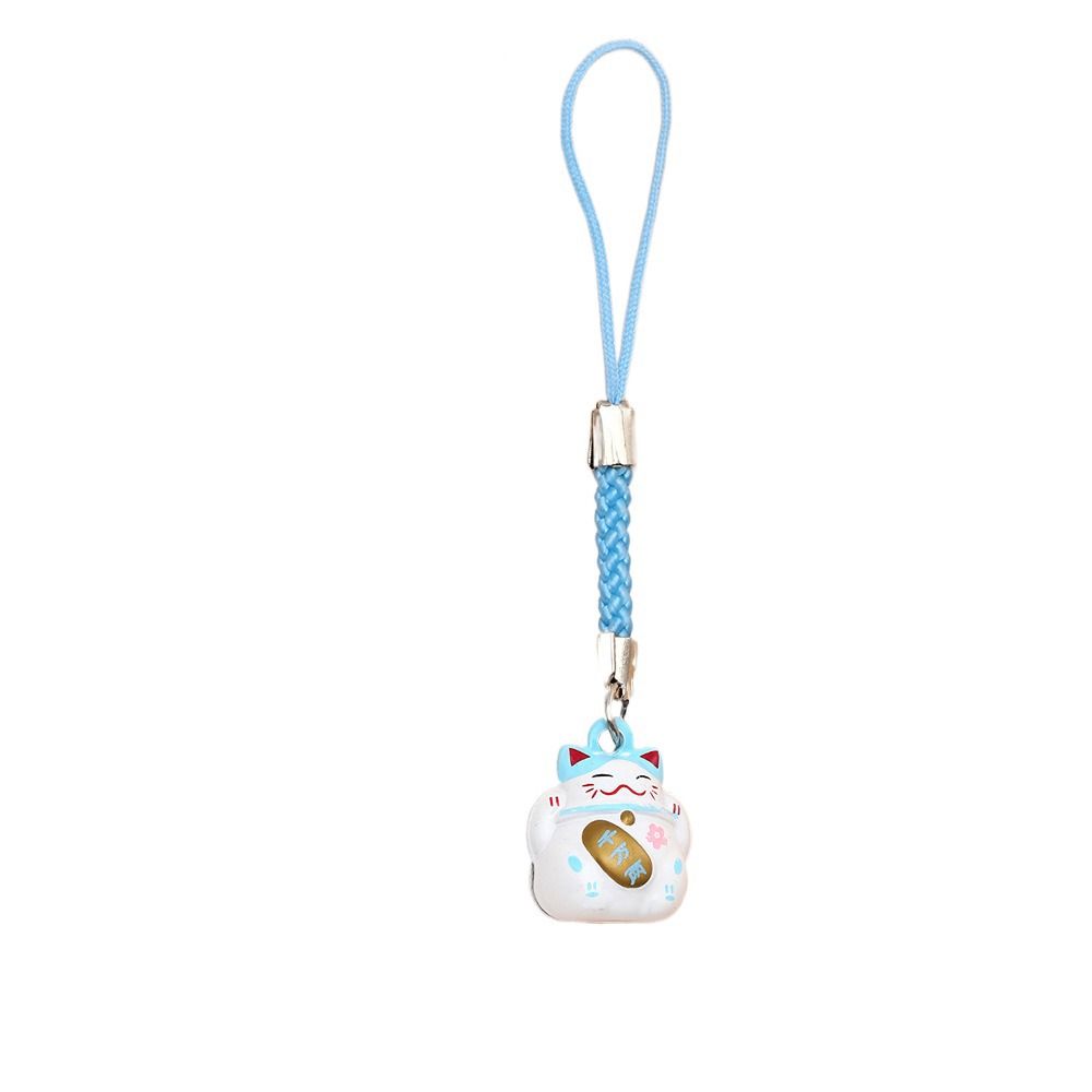 Chinese Style Lucky Cat Phone Charms Lucky Cat Fortune Cat Keychain Female Lady Girl