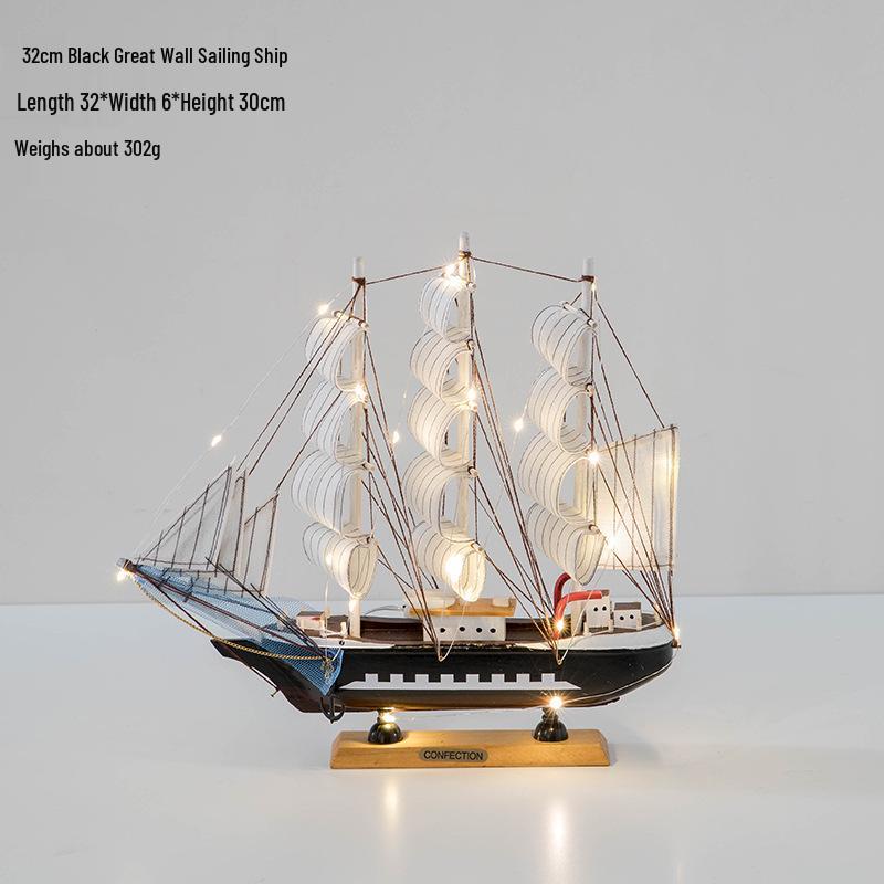 Sailboat Ornament: Creative Home Décor for Living Room, Wine Cabinet, Graduation Gift, or Office Desktop