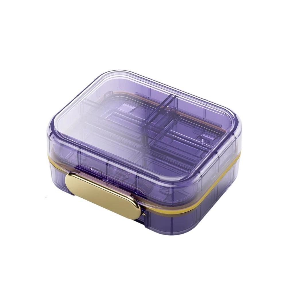 

Moisture-proof sealed pill box, multi-compartment, week, week, pill box, mini portable medicine storage box
