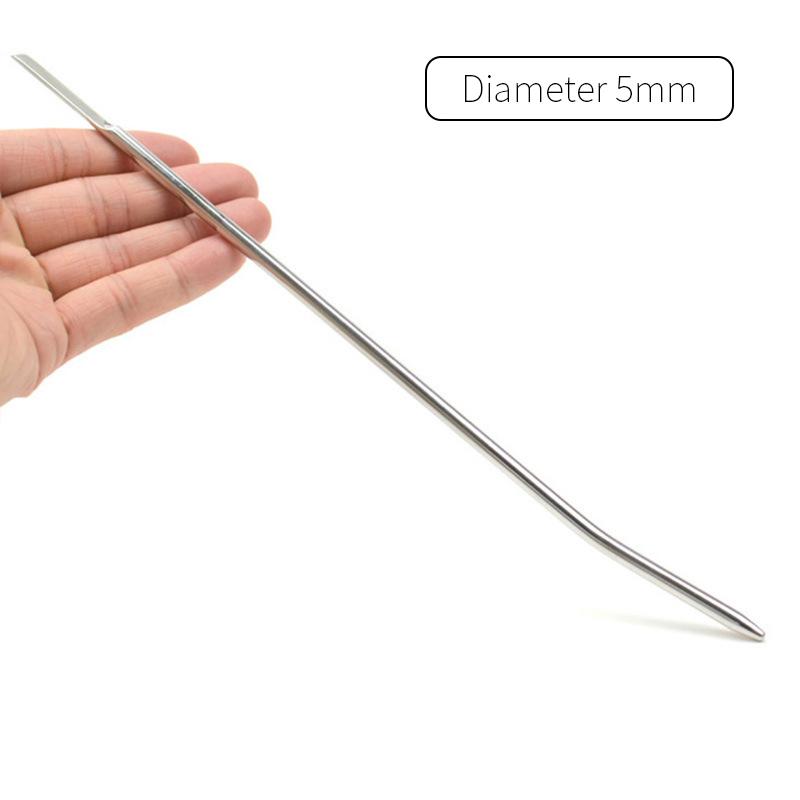 Runyu SM Metal Urethra Expander Husband Stainless Steel Penis Plug Men Urethral Blockage Masturbation Adult Alternative Sex Toys