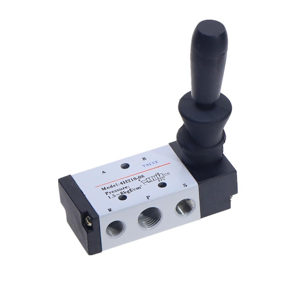 4H210-08 1/4" 2 Posições 5 Portas Válvula Manual de Ar Válvula de Controle Pneumático 5/2 Vias Válvula de Controle Operada por Alavanca Manual