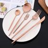 20Pcs Luxury Matte Flatware Set Kitchen Stainless Steel Tableware Set Hotel Dinnerware Set Rainbow Cutlery Set Gift