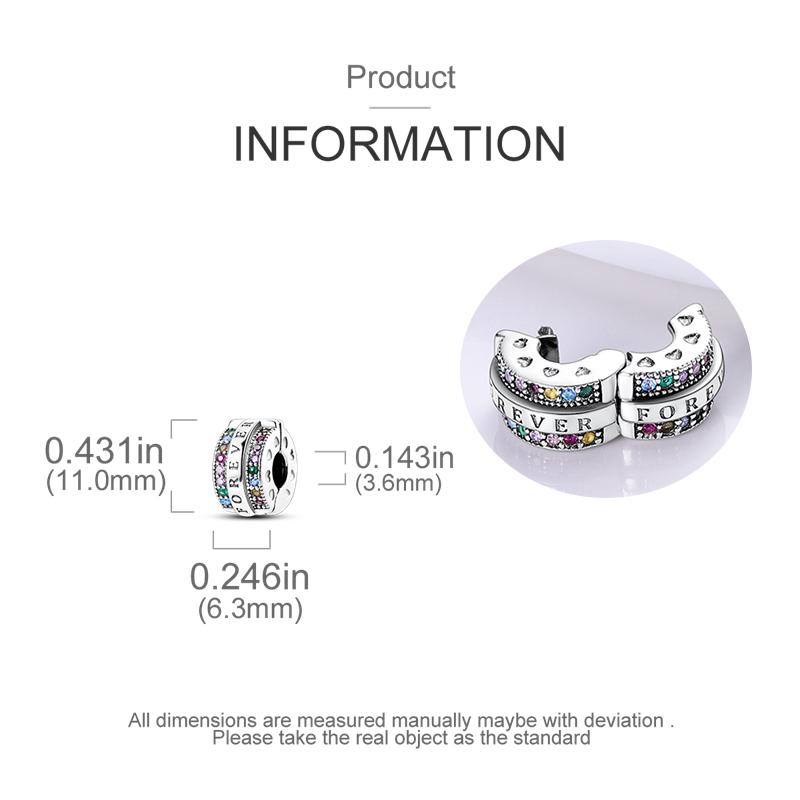 Original Charms Copper Paw Print Pave Fixing Clip Charms Beads Fit 3Mm Original Bracelet Women Diy Jewelry Gifts