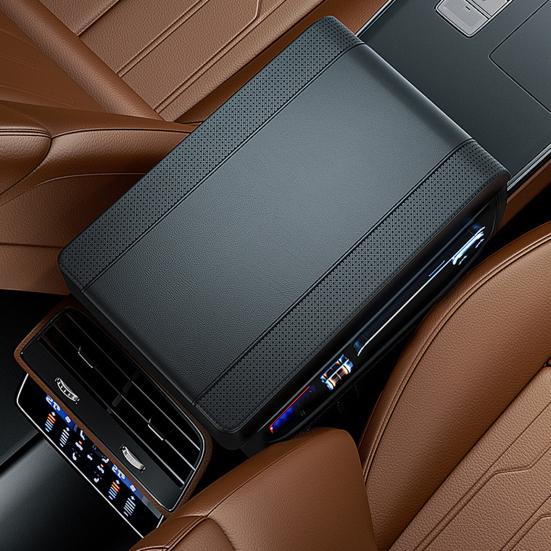 Universal Car Armrest Cushion Memory Cotton Armrest Box Mat Waterproof Auto Center Console