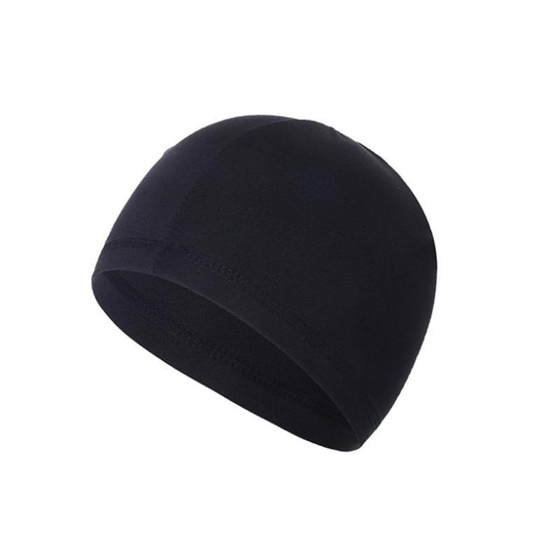 Summer Cycling Cap Motorcycle Absorb Sweat Cycling Running Helmet Liner Caps Breathable Lightweight Cooling Hiking Beanie чёрный