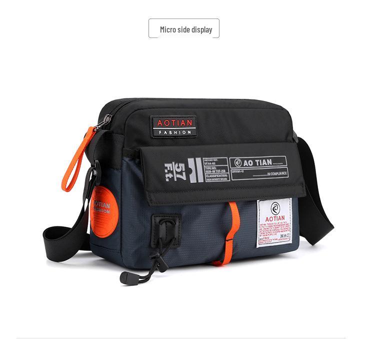 

Trendy Japanese Oxford Cloth Crossbody Bag - Wear-Resistant, Niche Design, Lightweight, Fashionable Messenger and Shoulder Bag