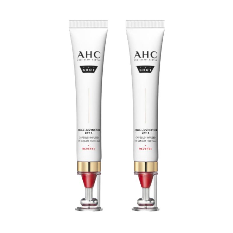 [AHC] Pro Shot Colla-Juvenation Lift 4 Capsule Infused Eye Cream For Face (30ml x 2pcs) 30ml x 2ea
