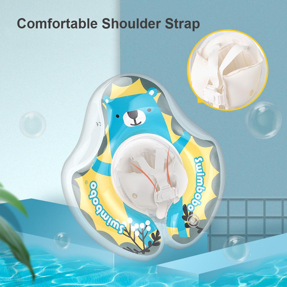 Swimbobo Cute Baby Pool Float Inflatable Baby Swim Float Baby Swimming Float Ring Toddler Pool