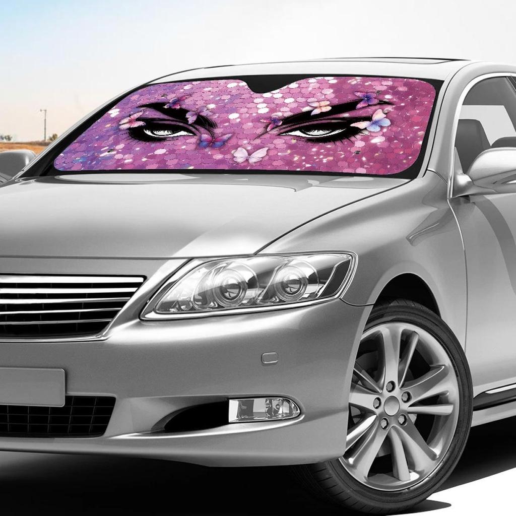 Universal Customizable One-Piece Car Windshield Sunshade
