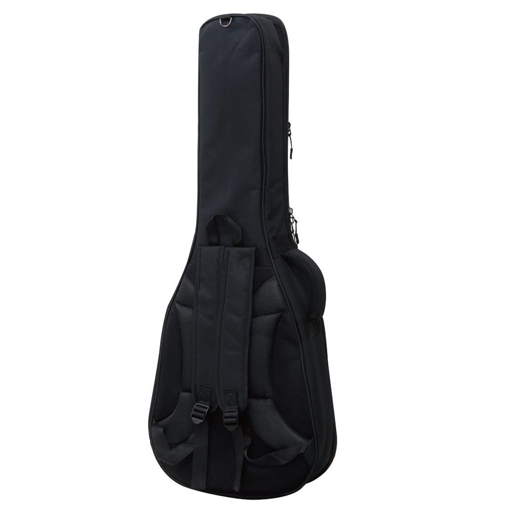 Kikutani Classical Guitar Gig Bag, Backpack Type, 20mm Thick Cushion, GVB-30C, Black