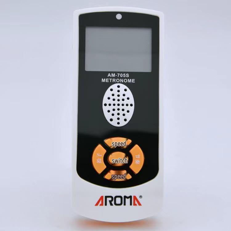 AROMA-705 Universal Metronome for Guitar, Piano, Drum Set, and Vocal - Rechargeable Stand