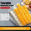 Disposable Ice Bag Self-Sealing Ice Making Bags Easy Release Stackable Ice
