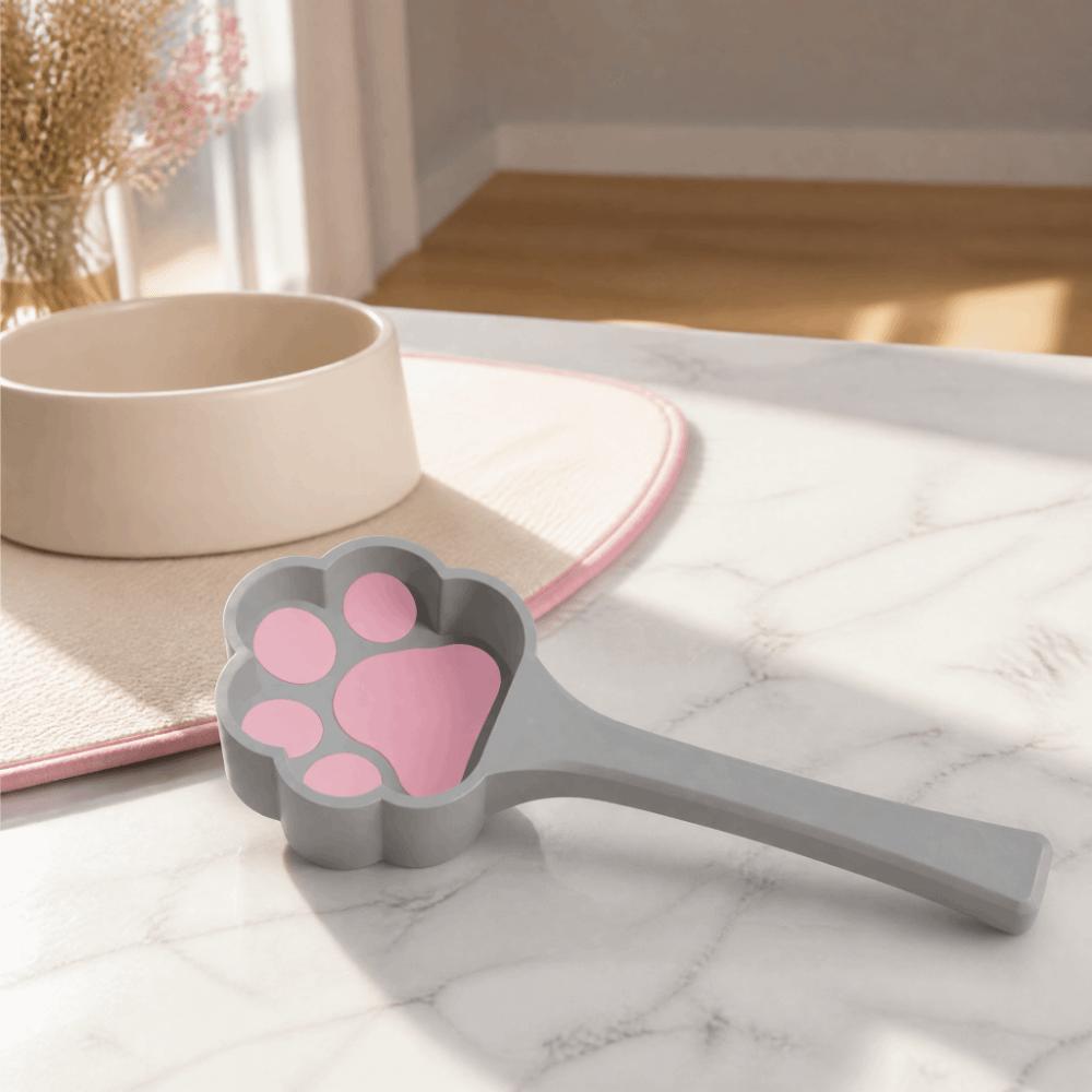 Large Capacity Pet Feeding Shovel Cat Claw Shape Cat Litter Scoop Pet Dry Food Spoon Scooping