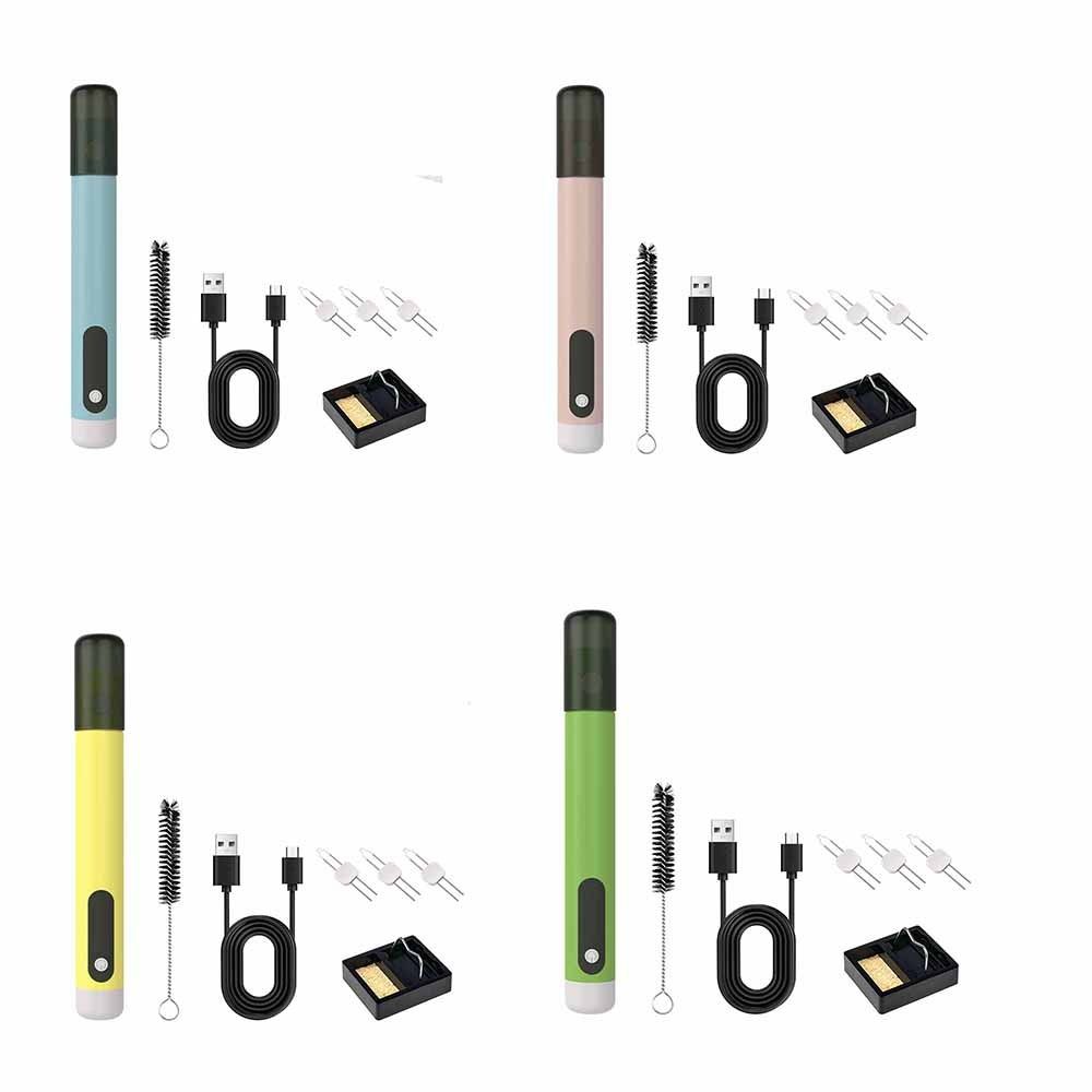 560-600 Celsius Wireless Cautery Pen Cordless USB Soldering Iron Kit  Thread Zapper Burner Tool