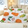 Solid Color Flannel Blanket Soft Skin-Friendly Cozy Warm Throw for Home, Dorm, Bedroom & Living Room Decor