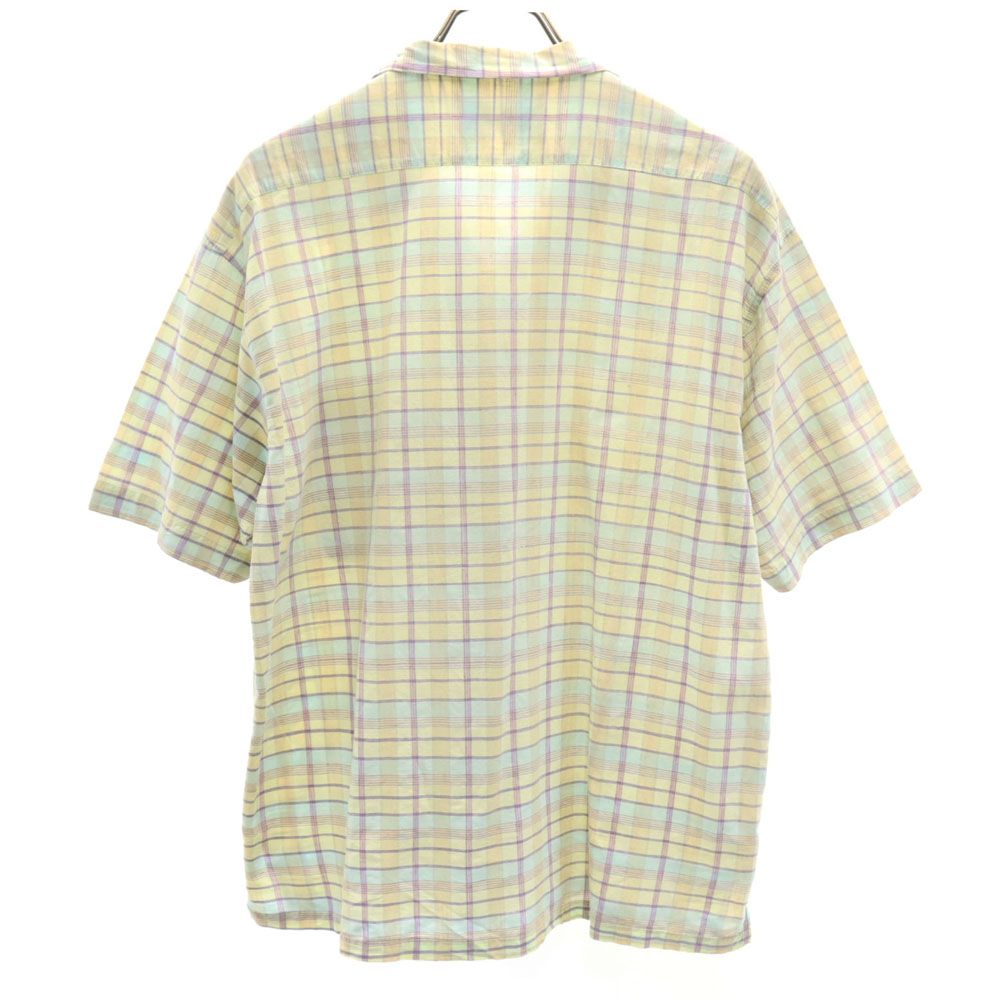 Denim Chic THE LATEST MODEL 60s Vintage Check Short Sleeve Open Collar Shirt Men's Used